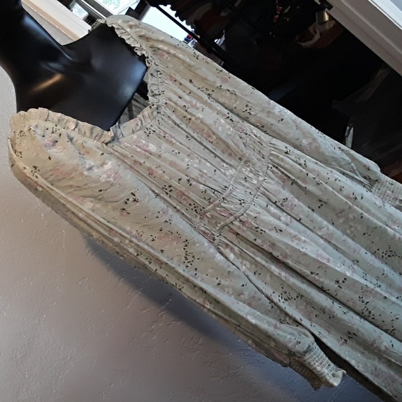 By the river long sleeve rayon dress size large new - Picture 6 of 6